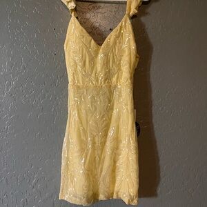 Windsor Sunny Yellow Lace Gown